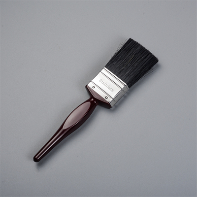 Cepillo de pintura a base de agua de acero negro de 2 pulgadas Negro PBT PRBT